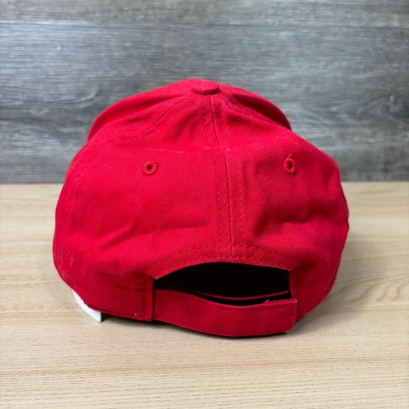 Ohio State Buckeyes Hat Cap Strap Back Red Big Logo Fan Favorite - Picture 5 of 11